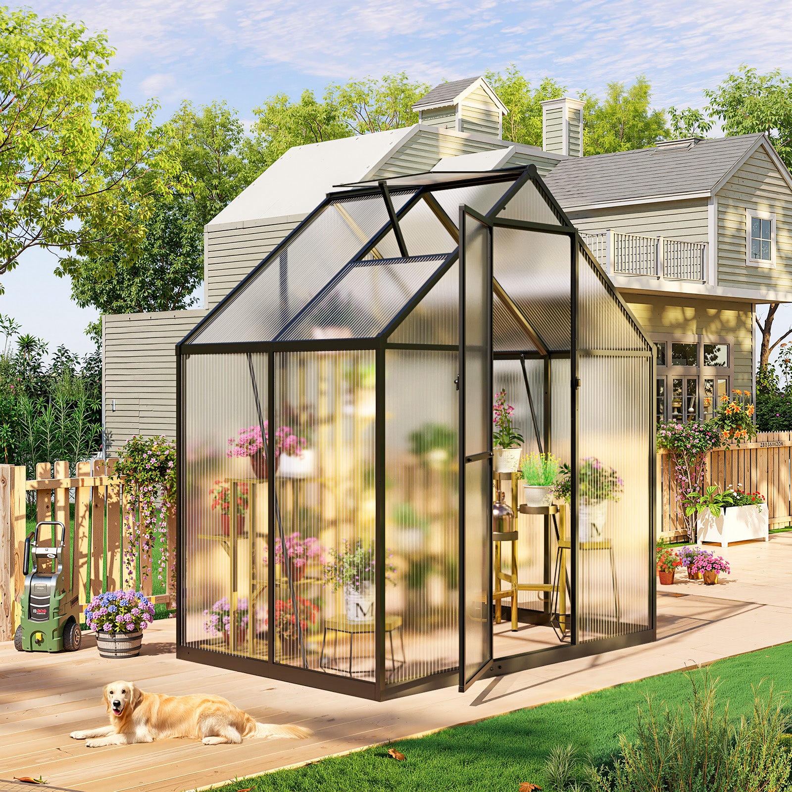 Sylviera Walk-in Greenhouse - Thumbnail 4