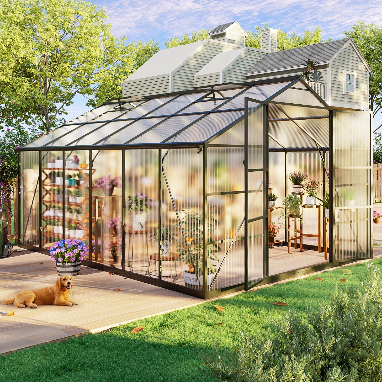 Sylviera Walk-in Greenhouse - Thumbnail 2