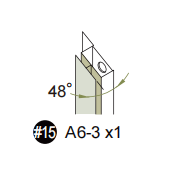 6x8FT Greenhouse Part A6-3 + A9-1 + A9-2 + H6 + H16