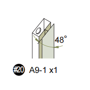 6x8FT Greenhouse Part A6-3 + A9-1 + A9-2 + H6 + H16