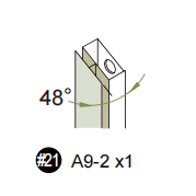6x8FT Greenhouse Part A6-3 + A9-1 + A9-2 + H6 + H16