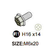 6x8FT Greenhouse Part A6-3 + A9-1 + A9-2 + H6 + H16