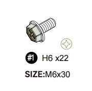 6x8FT Greenhouse Part A6-3 + A9-1 + A9-2 + H6 + H16